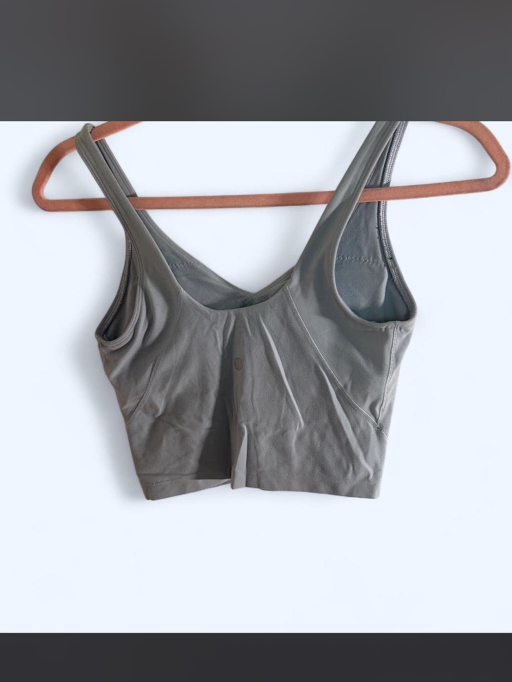lululemon athletica Light Blue V-Neck Crop Tank - Picture 2 of 2
